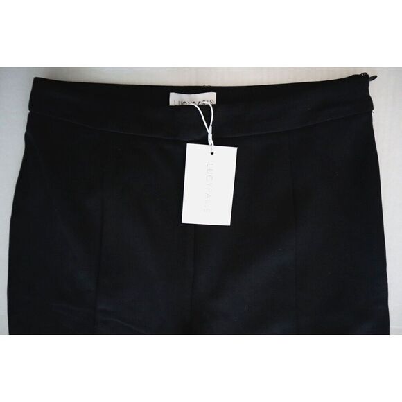 LUCY PARIS PA8907-1 Women's Sz Small Black Kari Slit Cuff Stretch Pants - Picture 5 of 11